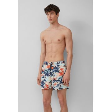 Pantaloni scurti de baie cu snur si model