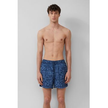 Pantaloni scurti de baie cu snur si model