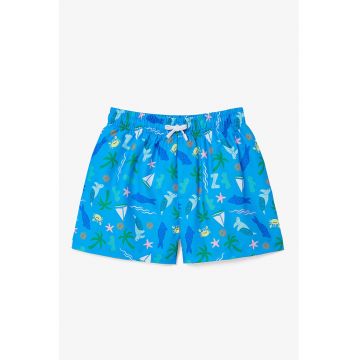 Pantaloni scurti de baie cu talie inalta