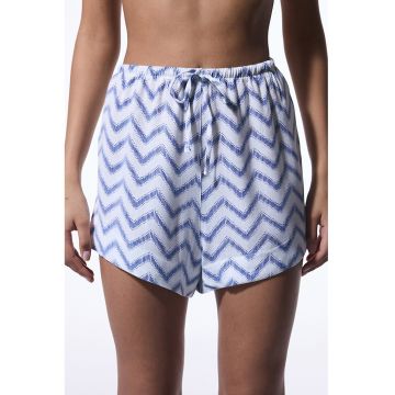 Pantaloni scurti de baie cu talie inalta