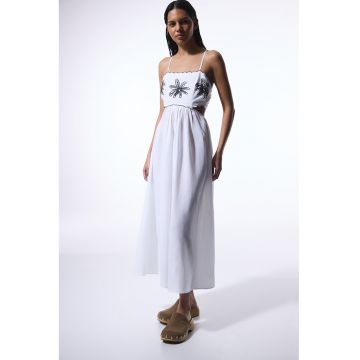 Rochie din amestec de in