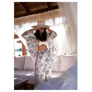 Set pentru plaja cu imprimeu floral Sakura Bloom -