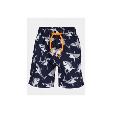 Short de baie baieti -  303576066 - Albastru inchis - Poliester