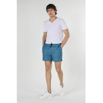 Short De Plaja De Barbati Albastru Regular Fit