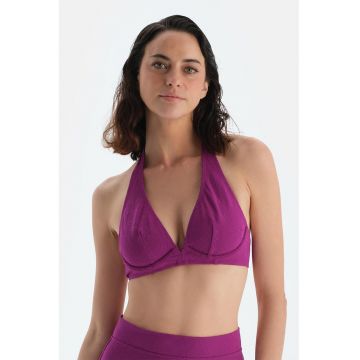 Sutien de baie cu decolteu halter