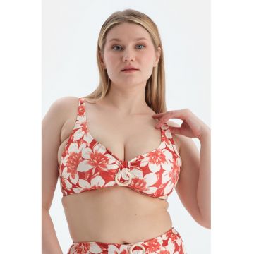 Sutien de baie cu model floral