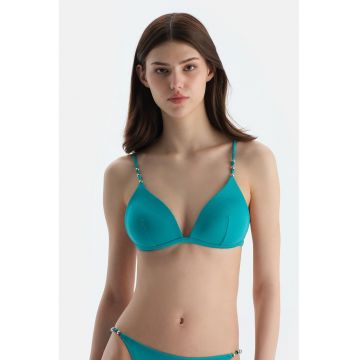 Sutien triunghiular cu burete si bretele ajustabile