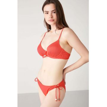 Costum de baie din doua piese cu model striat Lurusa