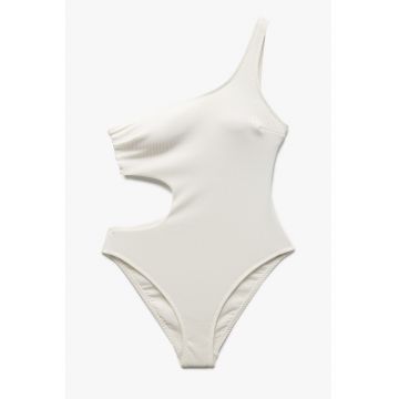 Costum de baie intreg cu decolteu pe un umar