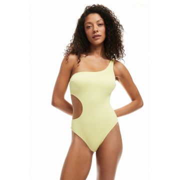 Costum de baie intreg cu decolteu pe un umar