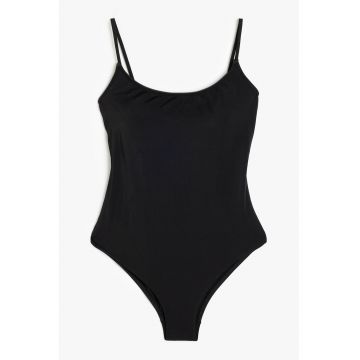 Costum de baie intreg cu model uni