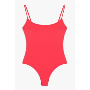 Costum de baie intreg cu model uni