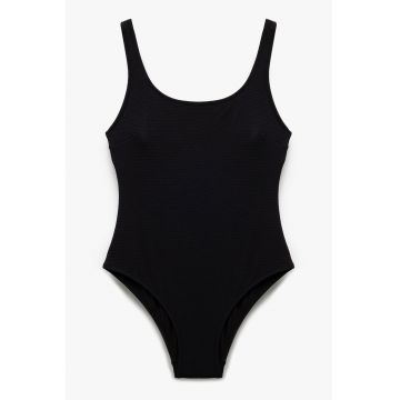 Costum de baie intreg cu model uni
