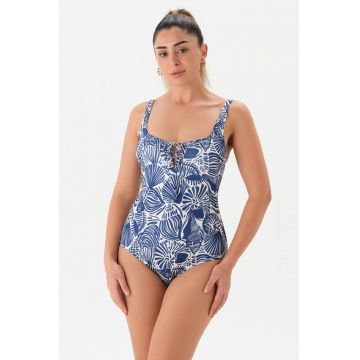 Costum de baie intreg cu siret