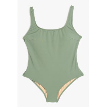 Costum de baie intreg cu vatelina si model uni