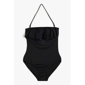 Costum de baie intreg cu volane