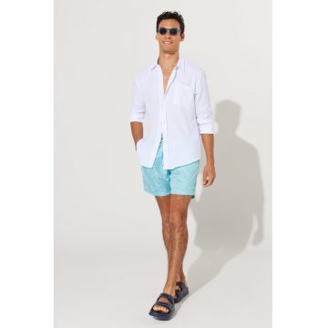 Pantaloni scurti de baie cu imprimeu acvatic
