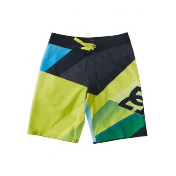 Pantaloni scurti de baie cu model colorblock -