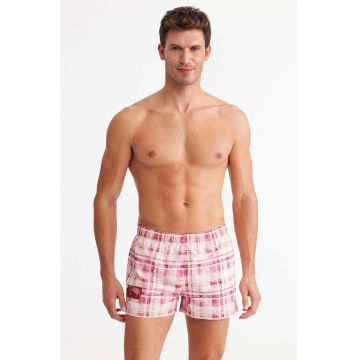 Pantaloni scurti de baie cu model in carouri