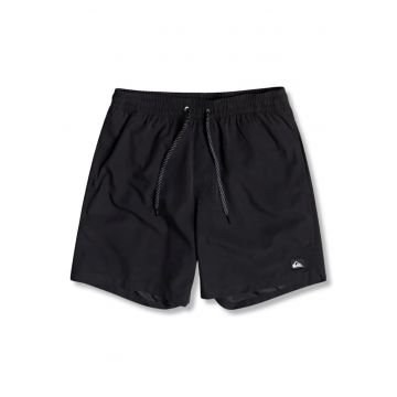 Pantaloni scurti de plaja  Everyday Volley - negri - 100% poliester - croiala dreapta - talie elastica -