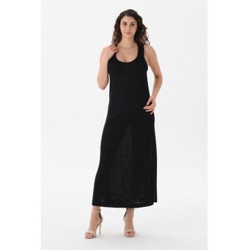 Rochie de plaja cu decolteu rotund