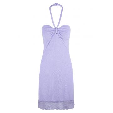 Rochie de plaja cu garnituri de dantela
