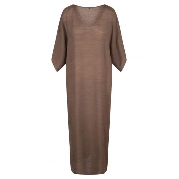 Rochie dreapta lunga cu slituri laterale 31485