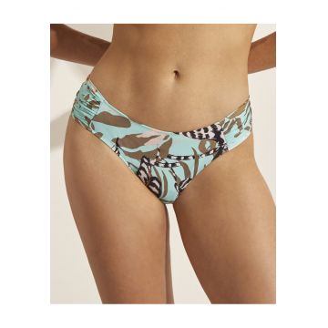 Slip de baie cu imprimeu tropical