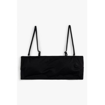 Sutien de baie bandeau cu bretele detasabile