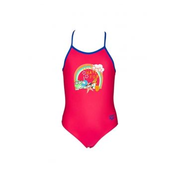 Costum de baie cu bretele incrucisate -