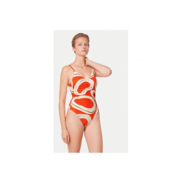 Costum de baie dama -  303574659 - Poliamida/Elastan - Portocaliu