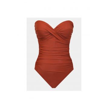 Costum de baie dama -  303790158 - Poliamida/Elastan - 44 EU - Portocaliu