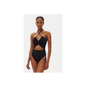 Costum de baie dama  EBJX100105 - Sintetic - Negru