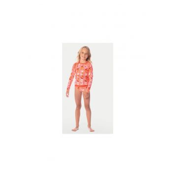 Costum de baie fete -  304052743 - Poliamida/Poliamida/Elastan - Portocaliu