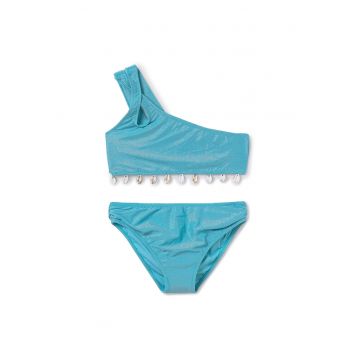 Costum de baie fete  6769 - Poliamida/Elastan - Albastru