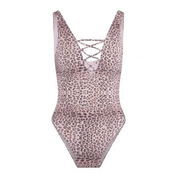 Costum de baie intreg cu animal print