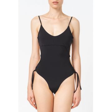 Costum de baie intreg cu snur lateral