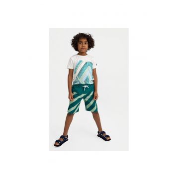 Pantaloni inot baieti -  303884765 - Poliester - Verde