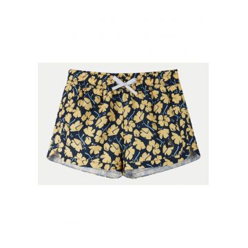Pantaloni inot fete -  303884796 - Poliester - Albastru