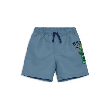 Pantaloni scurti de baie baieti  11010873 - Poliester - Albastru