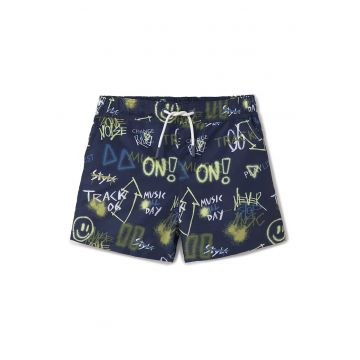 Pantaloni scurti de baie baieti  6685 - Poliester - Bleumarin