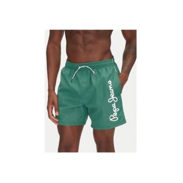 Pantaloni scurti de baie barbati  PMB10419 - Poliester - Verde