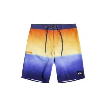 Pantaloni scurti de baie cu aspect in degrade -