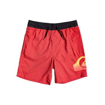 Pantaloni scurti de baie cu imprimeu logo -