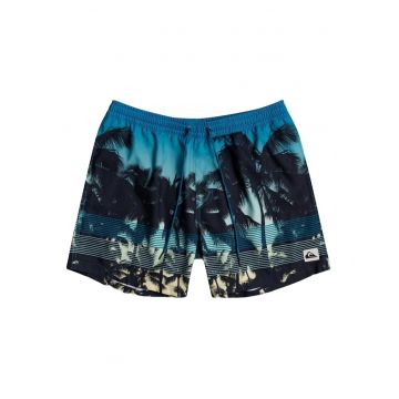 Pantaloni scurti de baie cu imprimeu tropical -