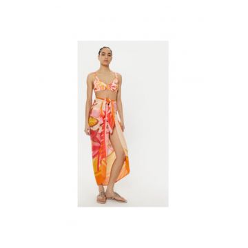 Pareo dama -  305166166 - Viscoza - One Size INTL - Portocaliu
