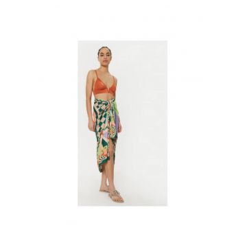 Pareo dama -  305166791 - Viscoza - One Size INTL - Verde