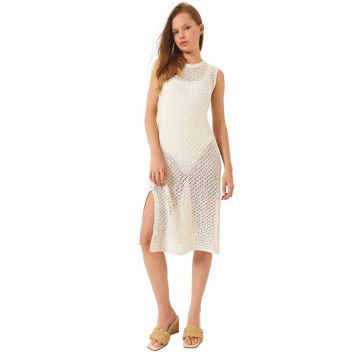 Rochie dama -  Poliester - Bej -