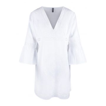Rochie de plaja cu decolteu in V