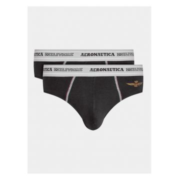 Set 2 slipuri barbati -  303095499 - Bumbac - 2XL INTL - Negru
